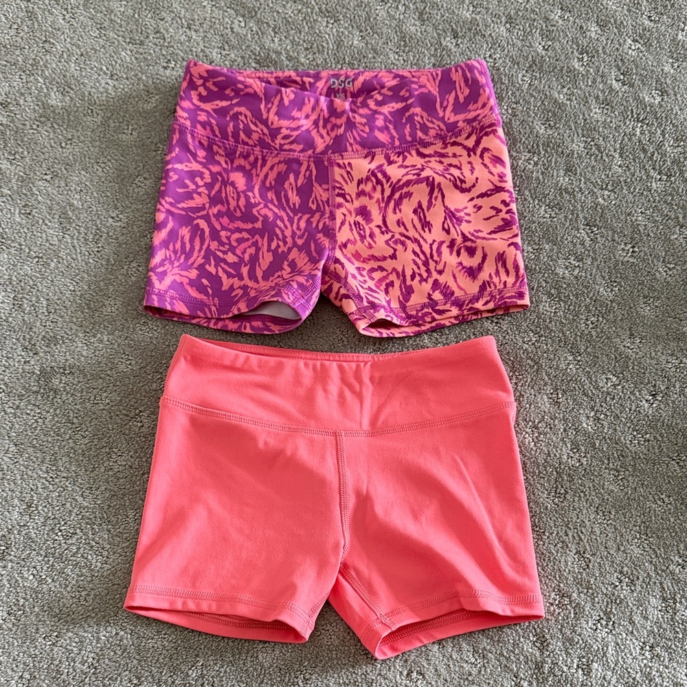 DSG shorts - dance cheer tumbling - set of 2 - size 6-7